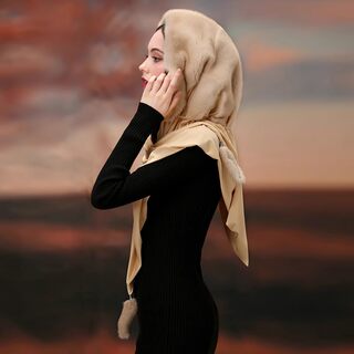 New Mink Fur Hat for Women, Autumn and Winter, Whole Mink Fur Hat and Scarf in One, Winter Fur Mink Hair Mink Velvet Mink Hat