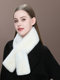 2025 New Mink Fur Whole Mink Scarf for Women, Winter Warm Versatile Neck Scarf, Long Soft and Fluffy Scarf