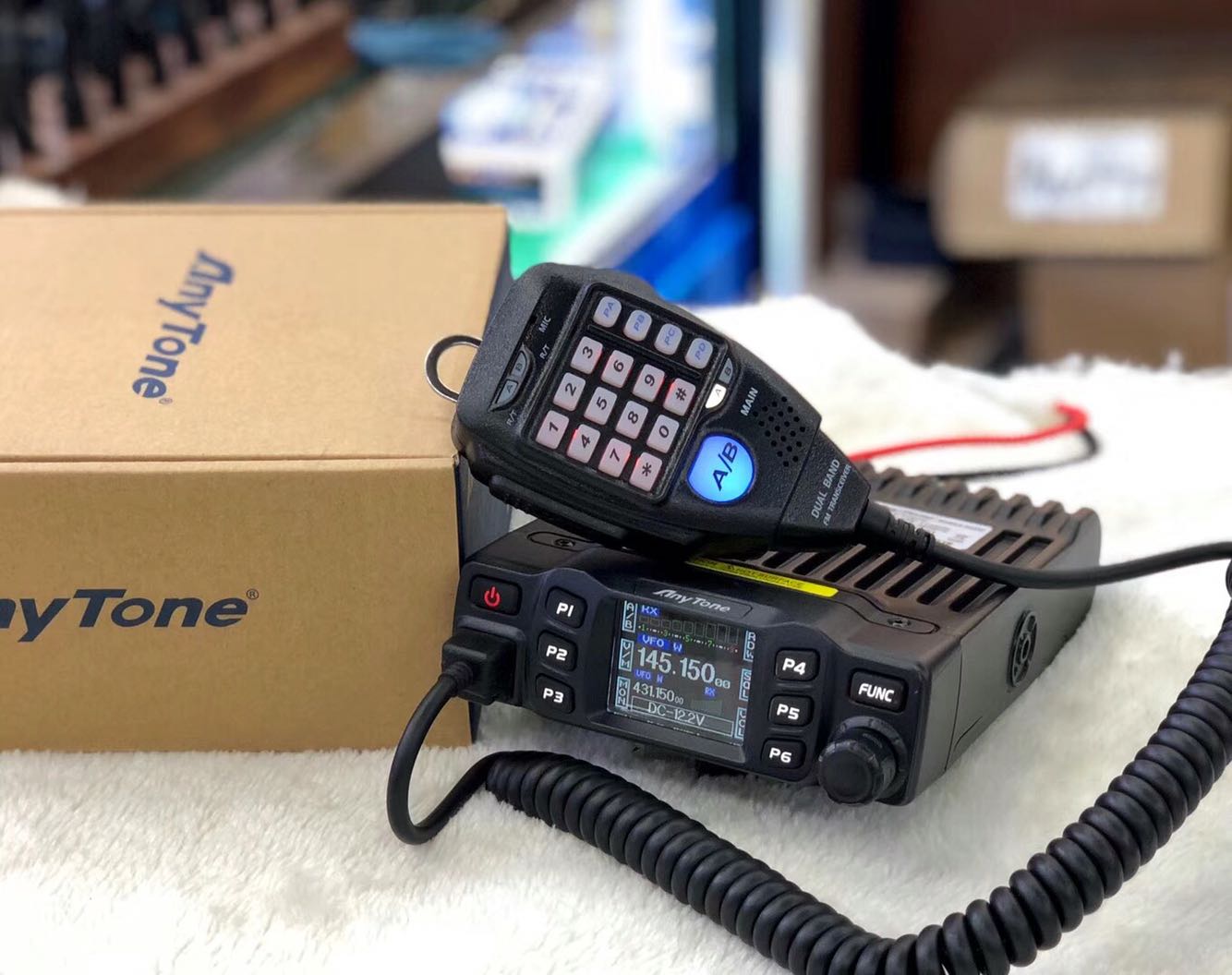 Free pass A-778UV small car station walkie-talkie for self-driving tour