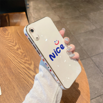 Huawei enjoy 10plus mobile phone case plating 9plus all-inclusive anti-drop cover enjoy 9s net red enjoy 9 silicone 10e soft shell personality advanced sense straight side simple womens new products