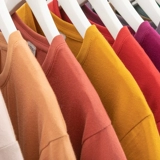 Хлопковая однотонная футболка подходит для мужчин и женщин, широкая цветовая палитра, в американском стиле, оверсайз