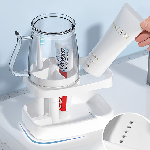 Mouthwash Cup, Toothbrush Cup, Student Dormitory, On-Campus Toiletries Set, Anti-Mold, Antibacterial Toothbrush Cup, Toothbrush Holder, Household Use
