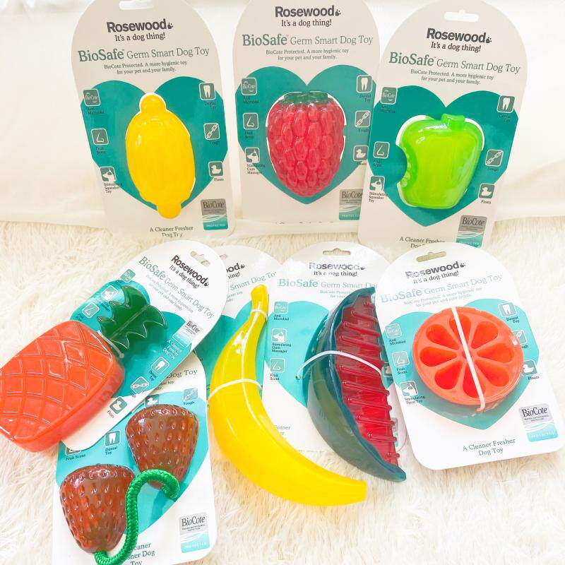 Rosewood dog toy fruit watermelon frozen orange sweet orange pear pet grinding to bite
