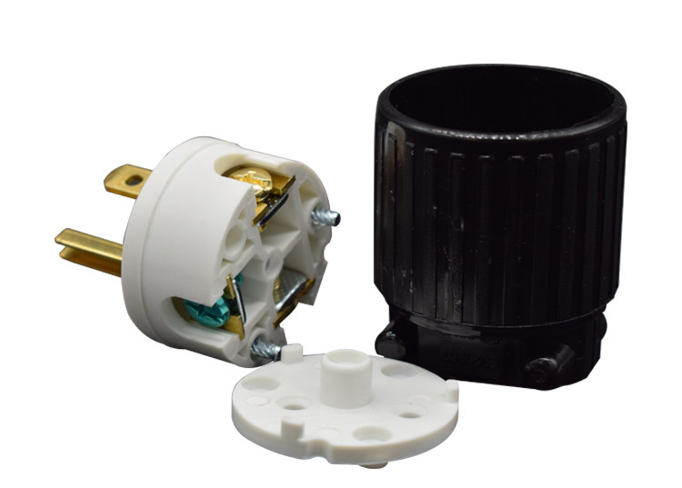 Штепсельная вилка lk7620p 美式插头nema 6-20p美标发电机 干燥机电源插头 ul认证 LKEW