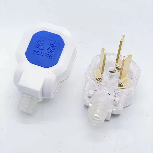 [Ultimate Power] Home Three -Pole Plugs 16a прозрачные три заглушки и трепетание и взрыв.