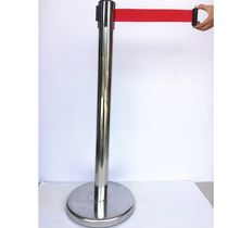  Baiyue stainless steel railing seat isolation belt one-meter line Welcome telescopic belt Bank exhibition guardrail queuing 2 meters 5 meters