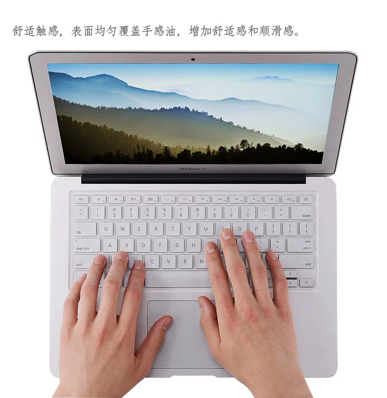 Macbook apple pro13 inch bàn phím phim air13.3 phim mac12 máy tính xách tay 15 bảo vệ 11 phụ kiện mỏng trong suốt silicone bảo hiểm đầy đủ màu sắc thoải mái