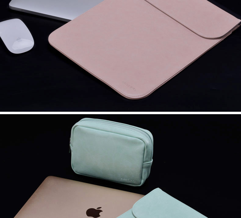 Apple iPad pro12.9 inch phẳng trường hợp lót túi máy tính xách tay 13.3 leather case phụ kiện