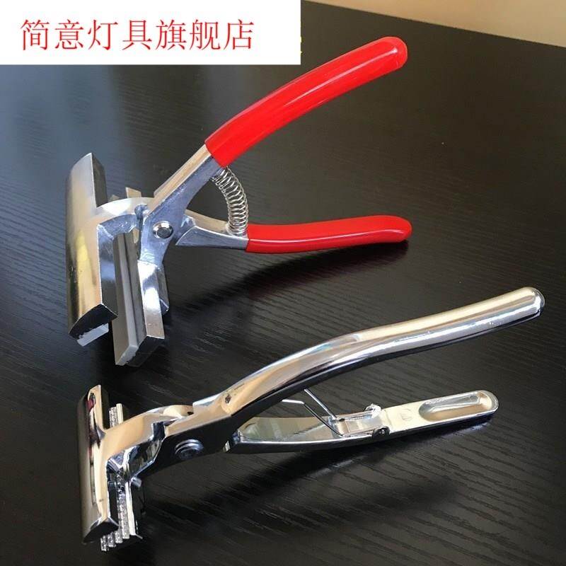 Manual inkjet oil painting stretch tarpaulin silk mesh cloth flat mouth Rab pliers clip advertising art production installation tools