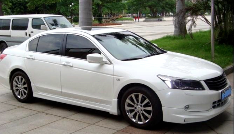 Sửa đổi vòm xe Thích hợp cho 8 thế hệ của Accord bao quanh 08-12 Accord đặc biệt được bao quanh bởi váy phía trước môi - Sửa đổi ô tô chổi rửa xe ô tô tự xoay