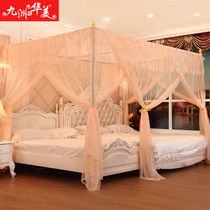 Customized parent-child bed mosquito net increased extra wide combined with extra-large mother-child double-bed splicing leather bed fabric tatami