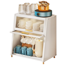Shuaishi kitchen rack cup dust-proof storage rack pull-out dishes tableware cups water cups teacup storage cabinet
