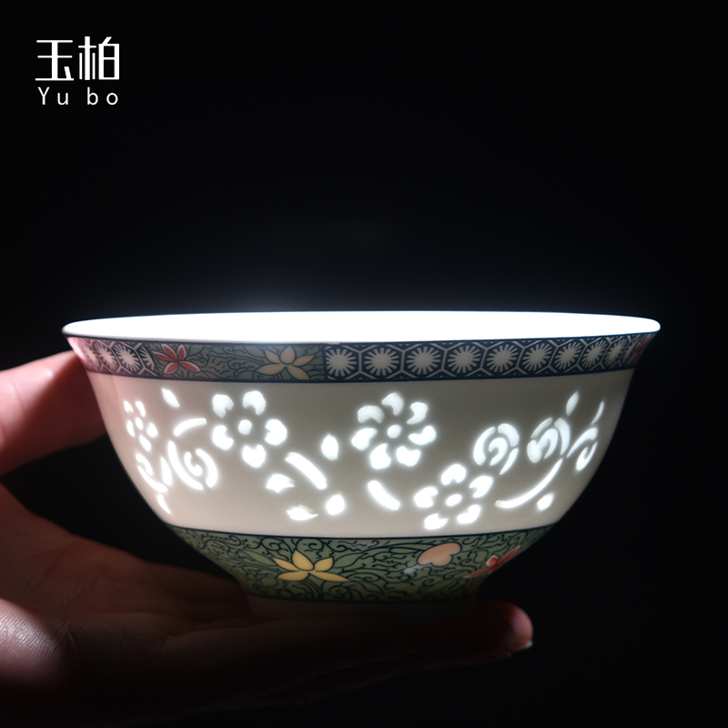 Exquisite dishes home outfit complete sets of jingdezhen Chinese style on the enamel glaze color 28 tableware dishes suit be spring