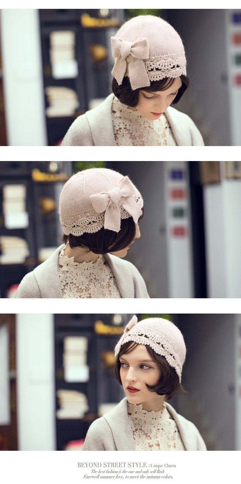 Chapeau pour femme en Melange de laine - Ref 3234287 Image 18