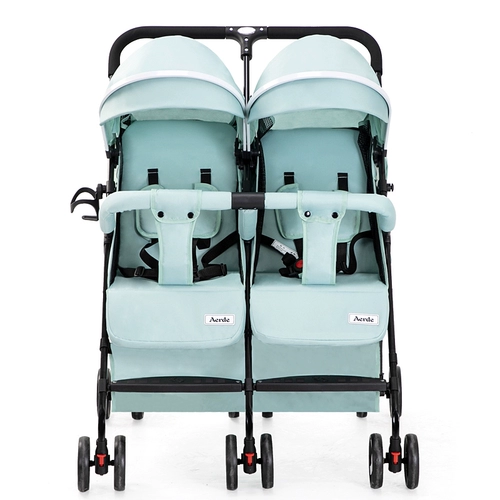 Съёмная складная коляска для близнецов с сидением для выхода на улицу, дракон и феникс, можно сидеть и лежать