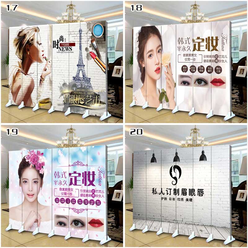 Thẩm mỹ viện màn hình phân vùng thời trang đẩy kéo sức khỏe Châu Âu vải di động hiện đại tối giản rào cản phòng ngủ - Màn hình / Cửa sổ bình phong đẹp