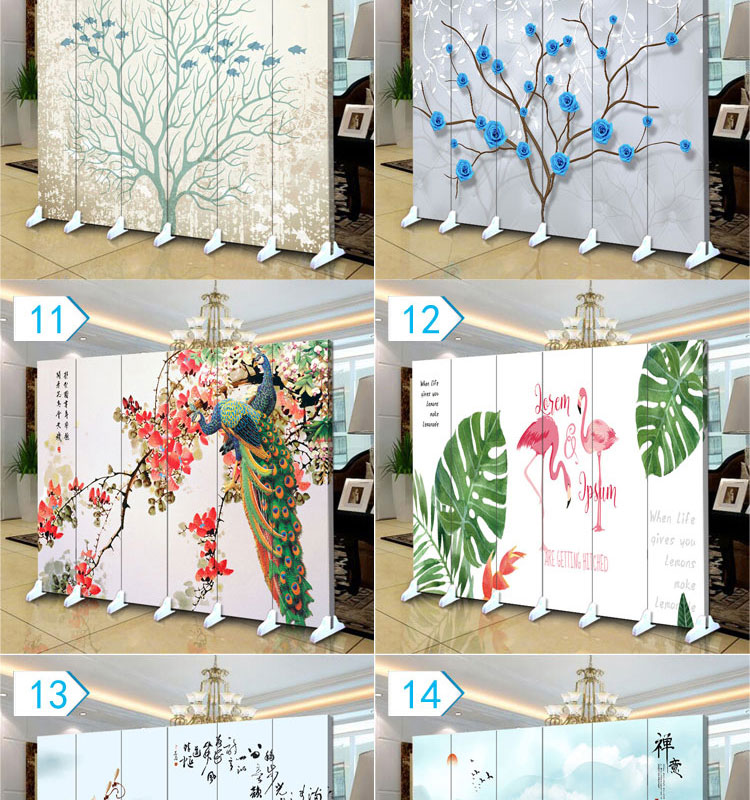 Màn hình phân vùng màn hình gấp tùy chỉnh hoa 3D trừu tượng hiện đại tối giản khách sạn phòng khách văn phòng phòng ngủ phòng khách cửa ra vào - Màn hình / Cửa sổ bình phong đẹp