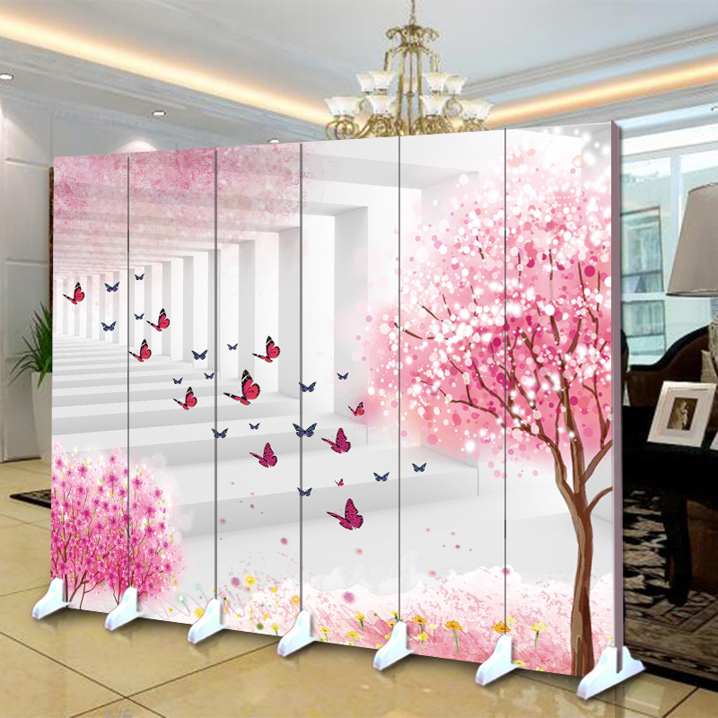 Bán chạy nhất màn hình phân vùng thời trang tư vấn phòng gấp màn hình di động ấm áp tường phòng khách phòng ngủ trường học - Màn hình / Cửa sổ bình phong gỗ