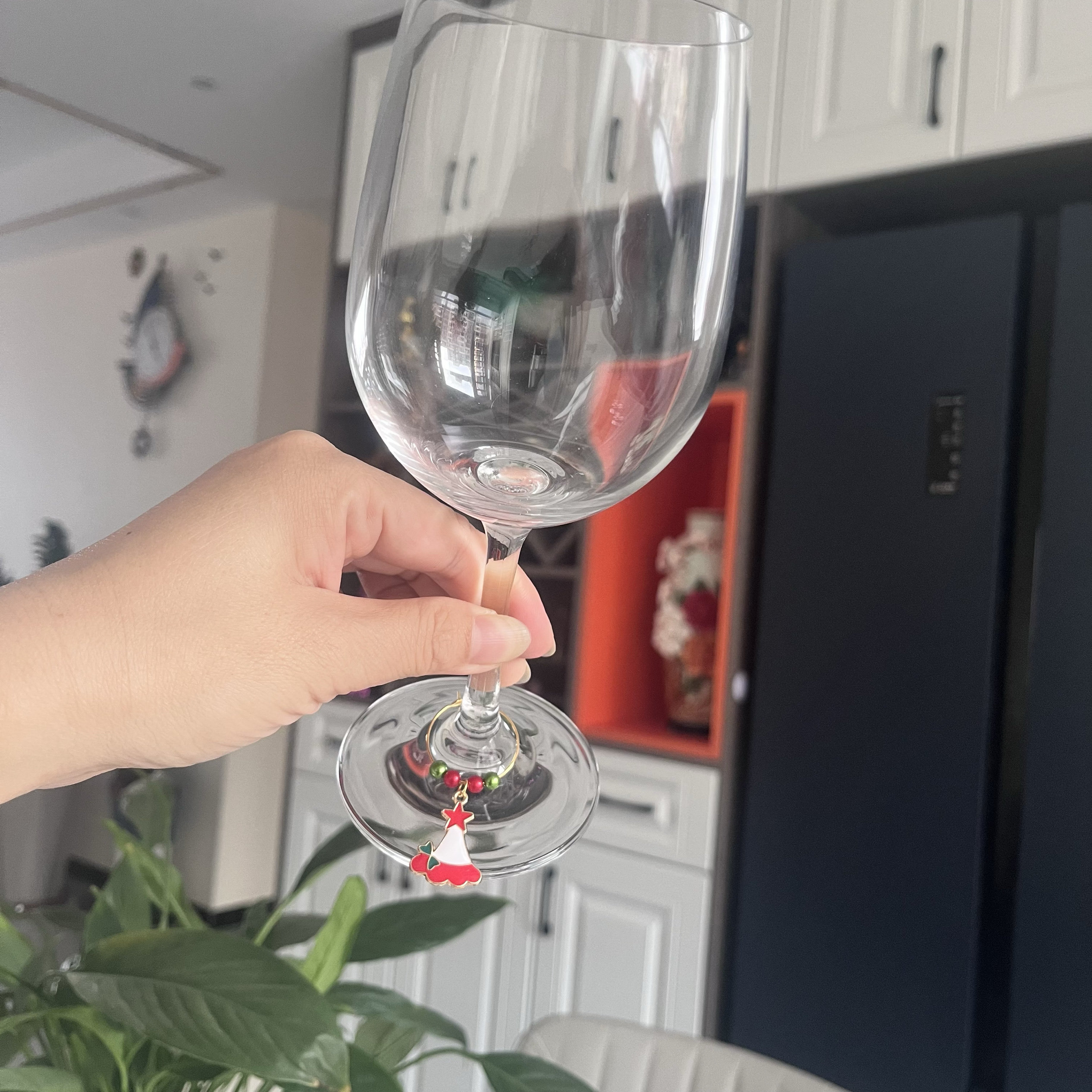 Винный аксессуар 创意杯子区分器聚会酒杯标识水杯识别器耶诞酒杯水杯茶杯区分标记