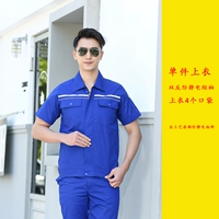 [Tome] великолепный синий двойной антистатический короткий рукав