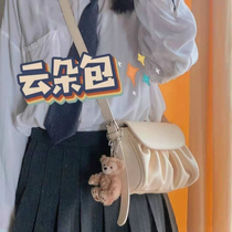 jk bag wrap summer school windy with uniform bag 2021 new soft cloud doodle underarm ladle single shoulder inclined cross-pack