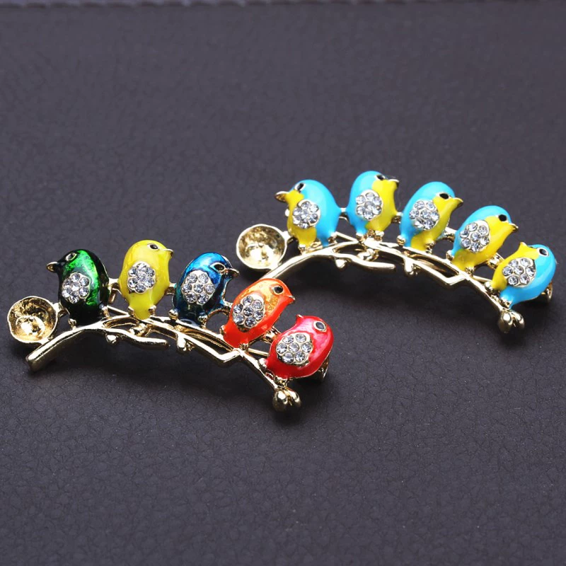 Tự làm phụ kiện thời trang lớn nhóm chim corsage áo len chuỗi pin ngọc trâm hàn quốc trống hỗ trợ phụ kiện nữ - Trâm cài