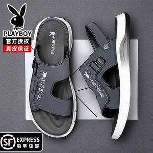 Playboy, летние дышащие босоножки, двухцветные мюли, пляжная обувь, лето 2026 года, мягкая подошва, подходят для носки на улице