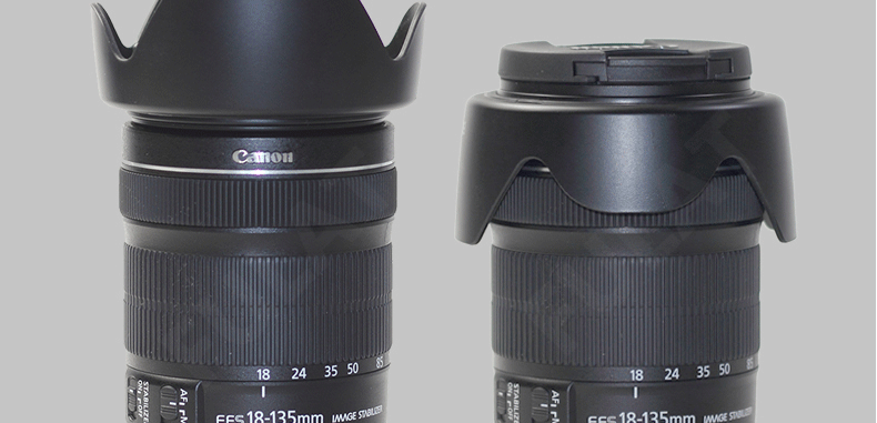 Canon 18-135 lens hood EW-73B 67mm Phụ kiện máy ảnh 600D 700D60D70D SLR - Phụ kiện máy ảnh DSLR / đơn chân nhện máy ảnh