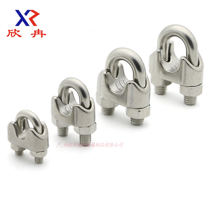 Xinran 304 stainless steel wire rope chuck Stainless steel chuck rope wire rope buckle rolling head wire clamp M3