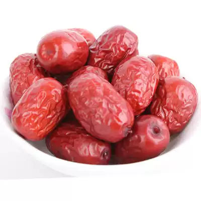 First-class Ruoqiang gray jujube 500g Xinjiang specialty small red jujube Ruoqiang jujube dried fruit snack porridge jujube is so sweet