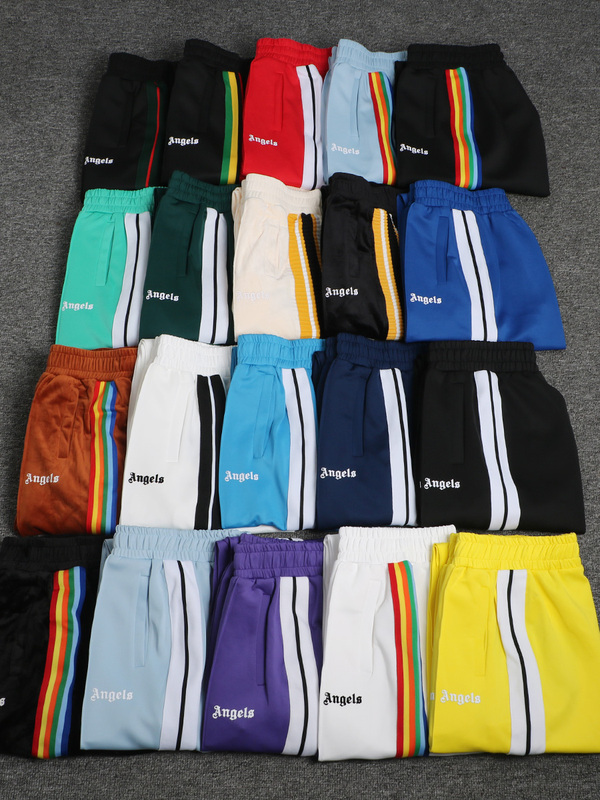 Correct Version Palm Palm Angels Rainbow Pants Casual Trousers Men's High Street Straight Pants Angels Velvet Pants Women's Correct Version Palm Palm Angels Rainbow Pants Casual Trousers Men's High Street Straight Pants Angels Velvet Pants Women's
