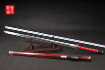 Longquan Zeng Baojians sword 8-face Han sword integrated wide handle manganese steel knife sword outdoor anti-body mansion not open edge