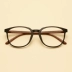 Kính gọng tròn lớn mới khung kính retro TR90 kính gọng đầy đủ với kính cận thị Nam và nữ nâng kính mặt tròng kính đổi màu Kính khung