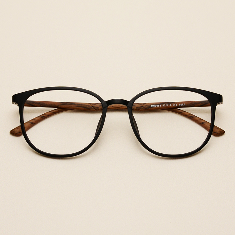 Large frame TR90 glasses women's myopia glasses men's ultra-light glasses frame TR glasses anti-radiation retro myopia glasses tide