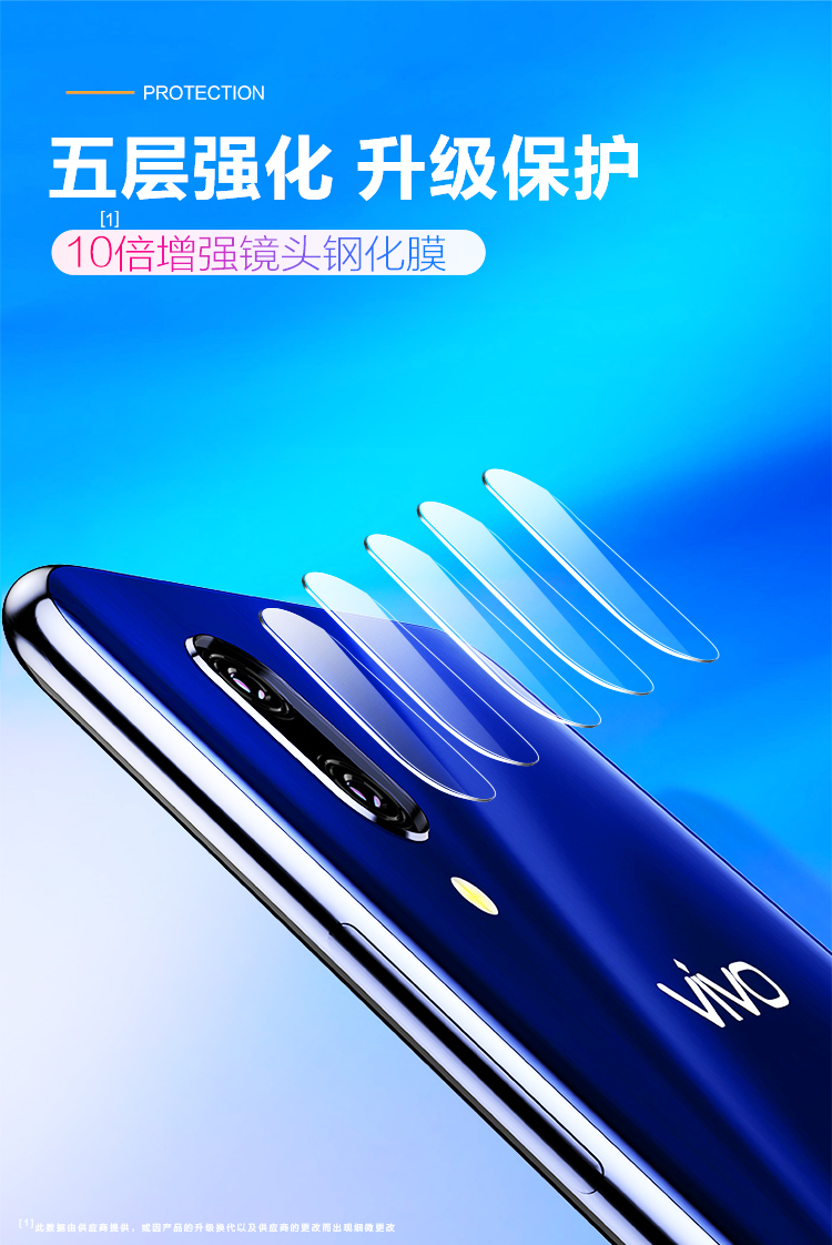 Điện thoại di động Vivox23 ống kính cường lực phim vivo x23 ống kính bảo vệ x23 camera phía sau vòng bảo vệ siêu mỏng ống kính phía sau dán HD