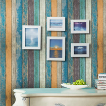 Photography background wallpaper self-adhesive 3d stereo wall stickers retro wood grain stickers background wall ins waterproof decorative wallpaper
