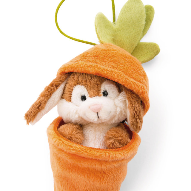 German NICI Carrot Rabbit Pendant Rabbit Doll Rabbit Zodiac Pendant Creative Rabbit Doll Plush Doll