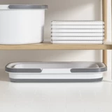 Швабра, прямоугольное портативное квадратное пластиковое прочное ведро для путешествий, увеличенная толщина