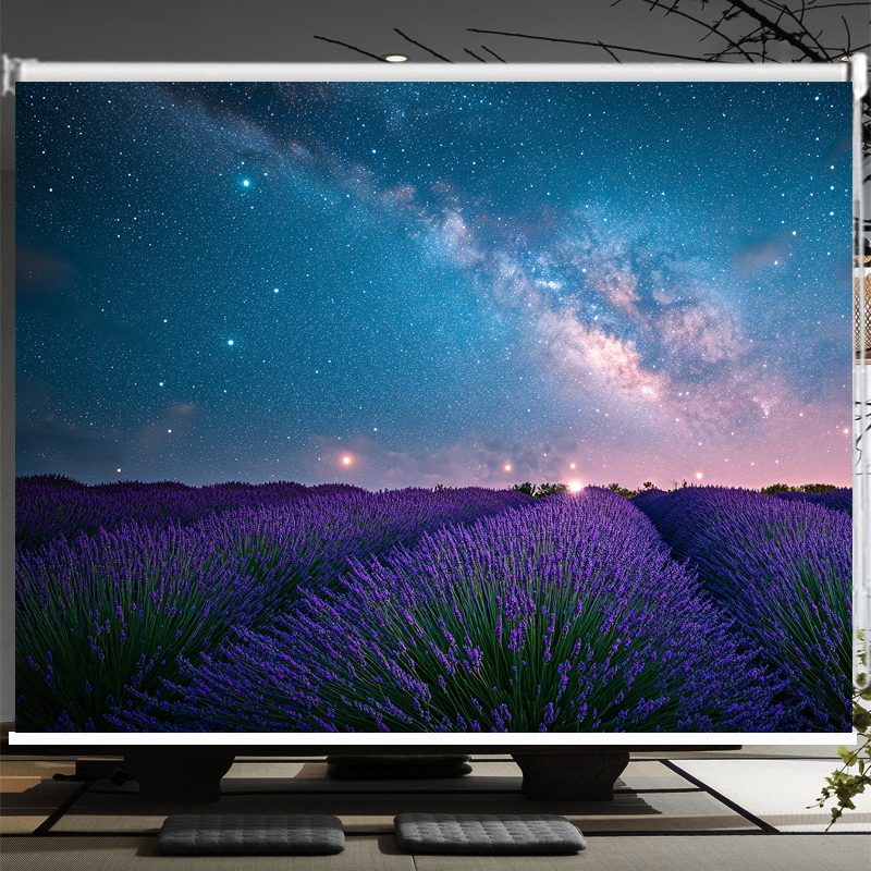 Dreamy Forest Starry Sky Living Room Bedroom Kitchen Blackout Heat-Insulating Adjustable Curtains Waterproof No-Drill Roller Blinds Dreamy Forest Starry Sky Living Room Bedroom Kitchen Blackout Heat-Insulating Adjustable Curtains Waterproof No-Drill Roller Blinds