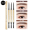 Small Gold Bar Eyebrow Pen [03 Dark Coffee+05 Dark Brown+06 Brown]