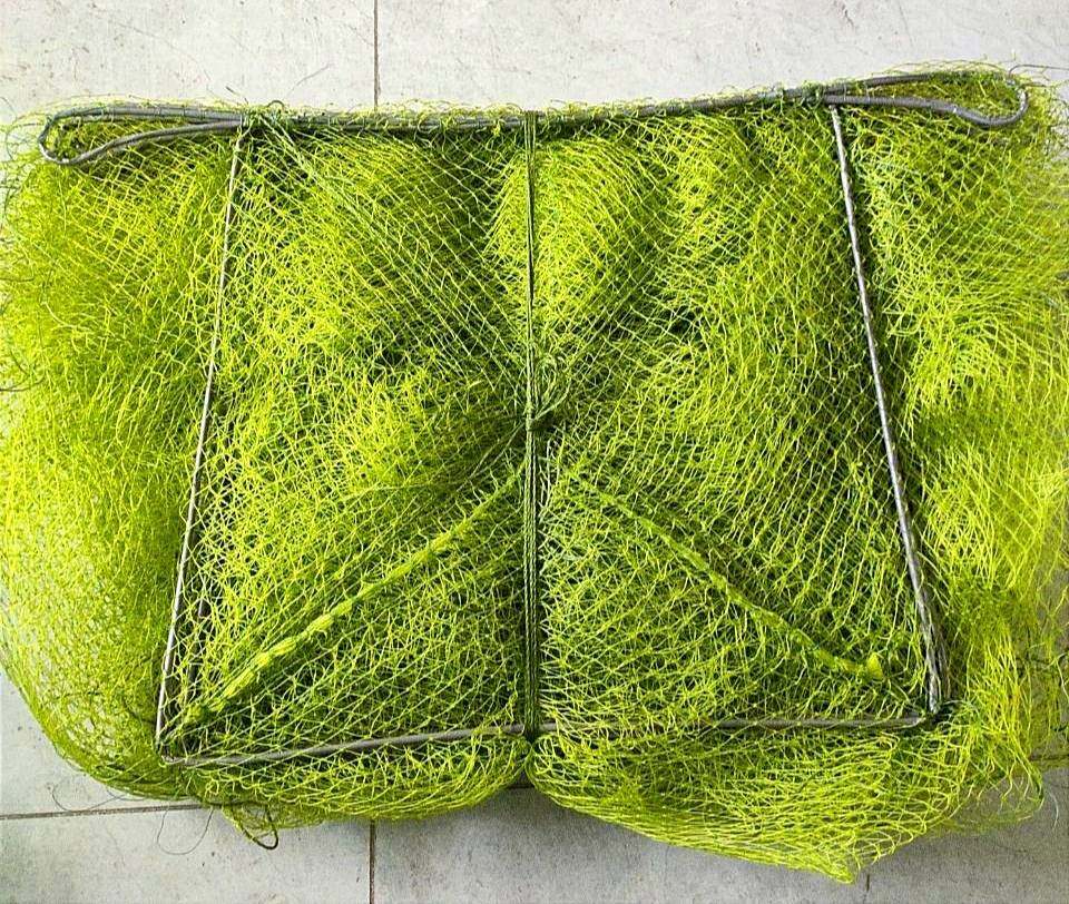 2022 15-meter Penaeus vannamei cage Penaeus monodon shrimp cage with curved wings and knotted net cage Jiangsu, Zhejiang and Shanghai 5 pieces