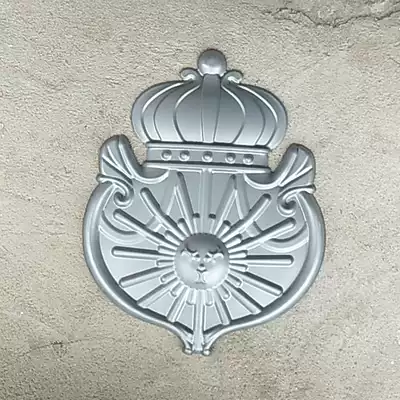 Wrought iron gate accessories Stamping parts Stamping door flower iron flower accessories door flower wrought iron material wholesale