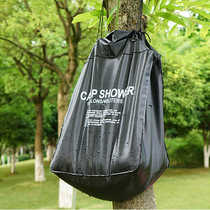 Outdoor portable folding water bag large capacity with faucet camping picnic travel emergency water storage water bather