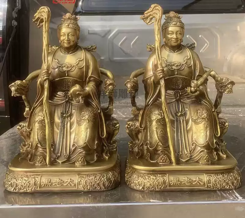 龙树菩萨女娲娘娘狐纯铜像大地之母始母创世神蛇蟒真身佛像摆件