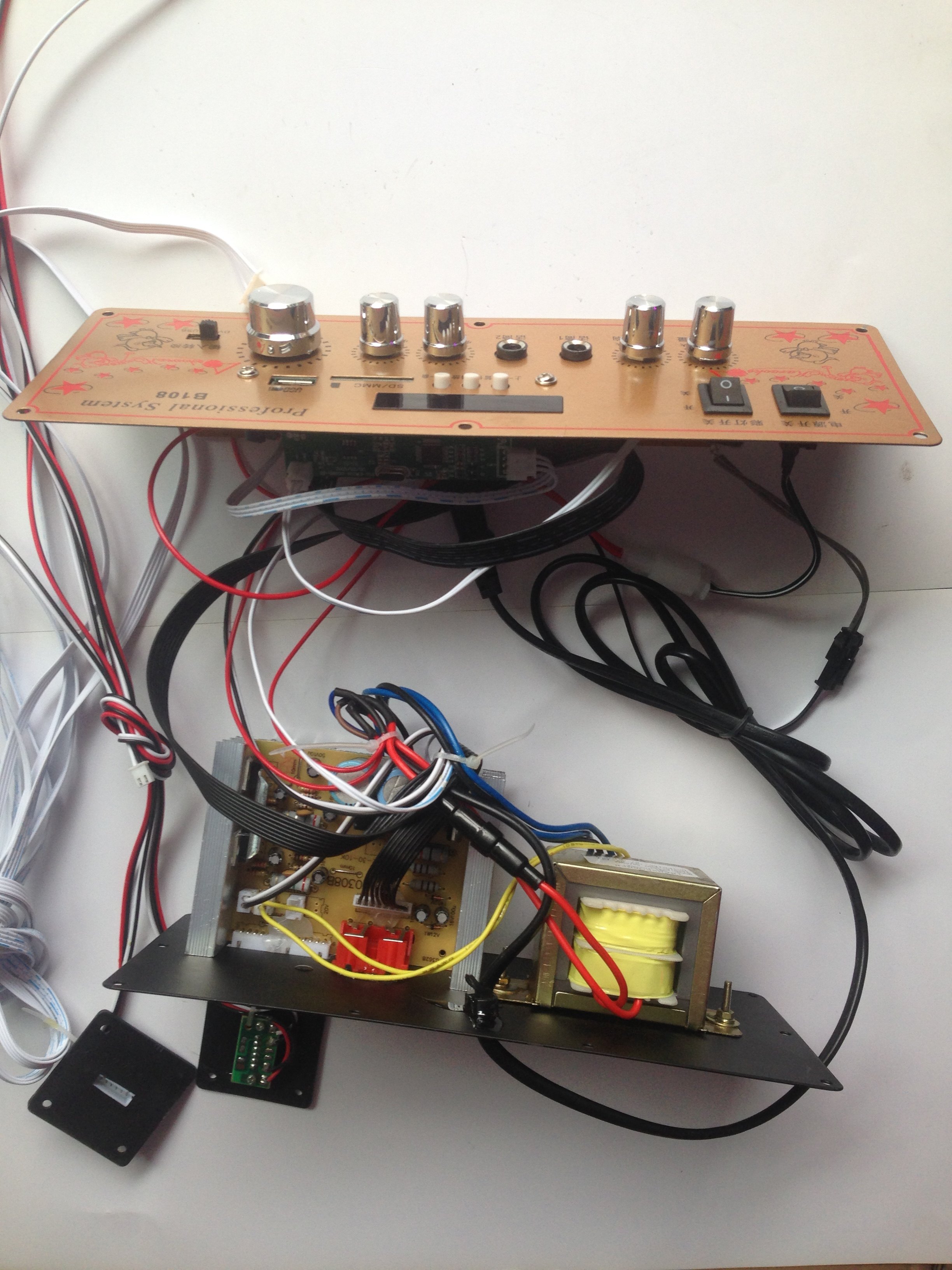 Furniture sound power amplifier accessories TDA2030 Bluetooth power amplifier board 2 0 dual track pure rear finished product power amplifier