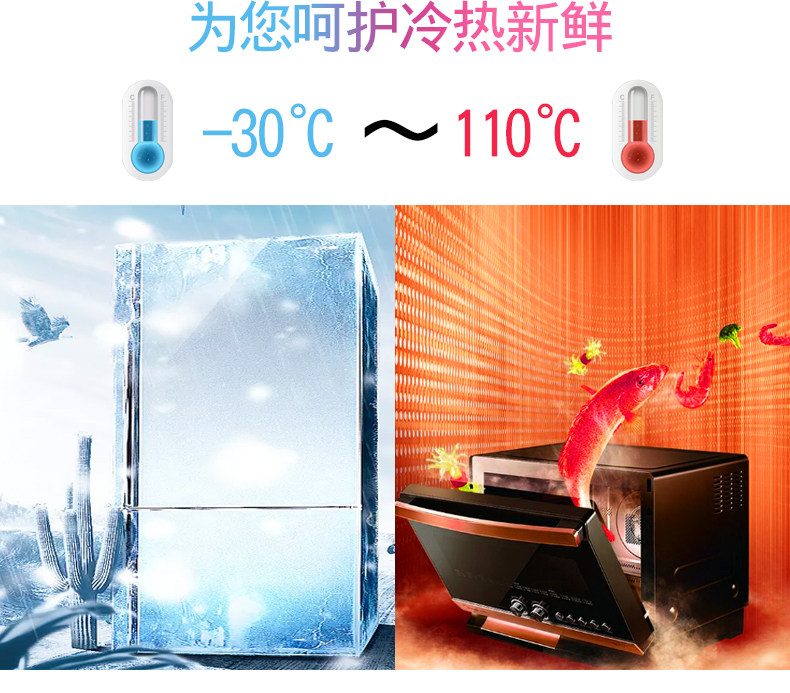 星和良品 保鲜膜 30m*25cm+20m*20cm 共2卷 图2