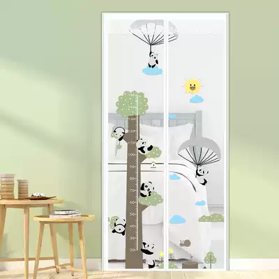 Summer Velcro anti-mosquito curtain home anti-fly encryption screen door bedroom partition screen window magnetic pair suction-free hole