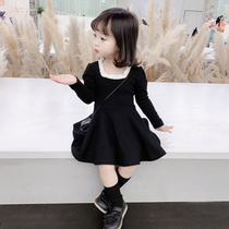  Girls  dresses Childrens Western style skirts 2021 autumn new female baby spring autumn and autumn net red princess skirt