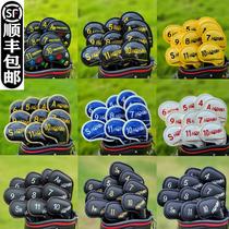 HONMA golf club cover club head cover wood iron club cover ball head protection cap cover magnet closure