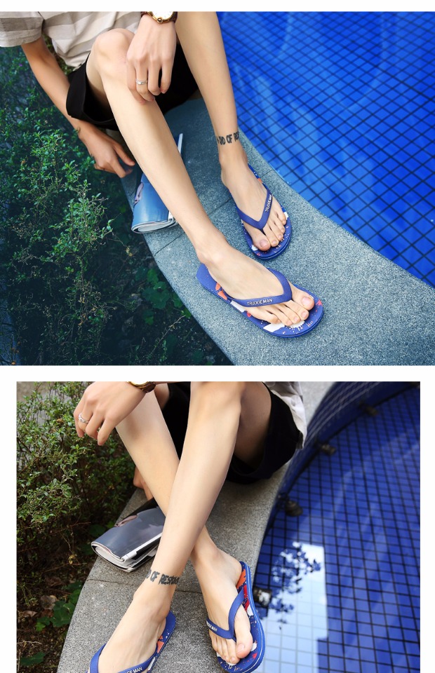 Dép xỏ ngón nam đi biển mùa hè dép chống trượt 45 cộng với size 46 giản dị 47 thêm dép cỡ lớn 48 nam dép lê nam